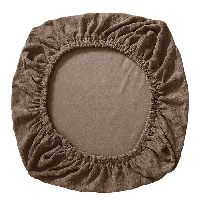 Lisslune | Spandex elastic office chair cover Jacquard seat covers pineapple mesh fleece protective cover elastic computer seat protector