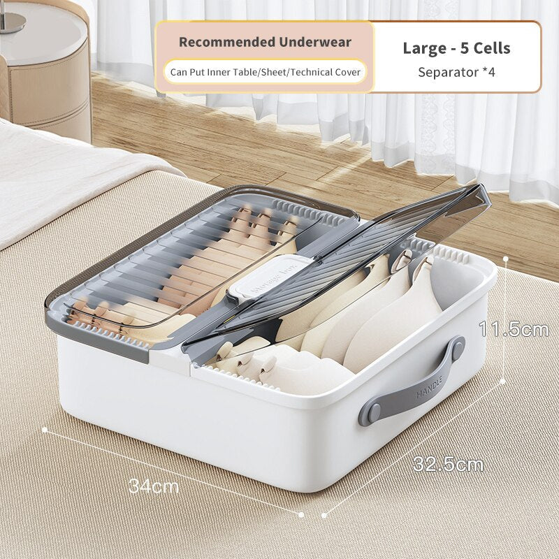 Lisslune | Compact Efficient Storage Clothes Organizer Box
