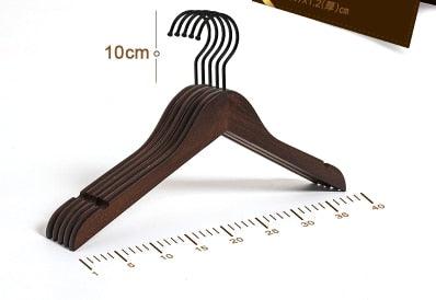 Lisslune | Elegant Lotus Wood Hanger Set of 5 - 10 Pieces - Premium Closet Organization Solution