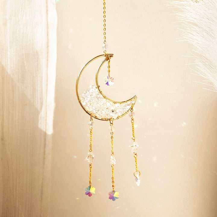 Lisslune | Crystal Sun Catcher Moon Decor