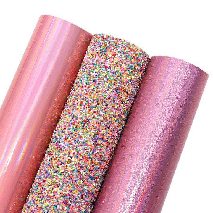 Lisslune | Glamorous Synthetic Leather DIY Craft Kit: Sparkle & Shine Bundle