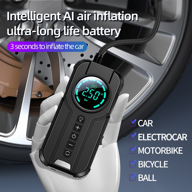 Lisslune | CarBoost Smart Digital Tire Inflator