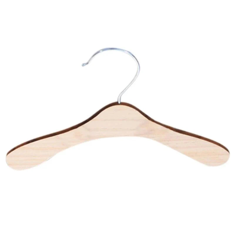 Lisslune | 10-piece wooden dog clothing hangers - Sturdy and lightweight organizers for pet clothing