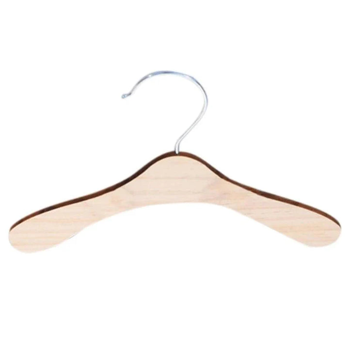 Lisslune | 10-piece wooden dog clothing hangers - Sturdy and lightweight organizers for pet clothing