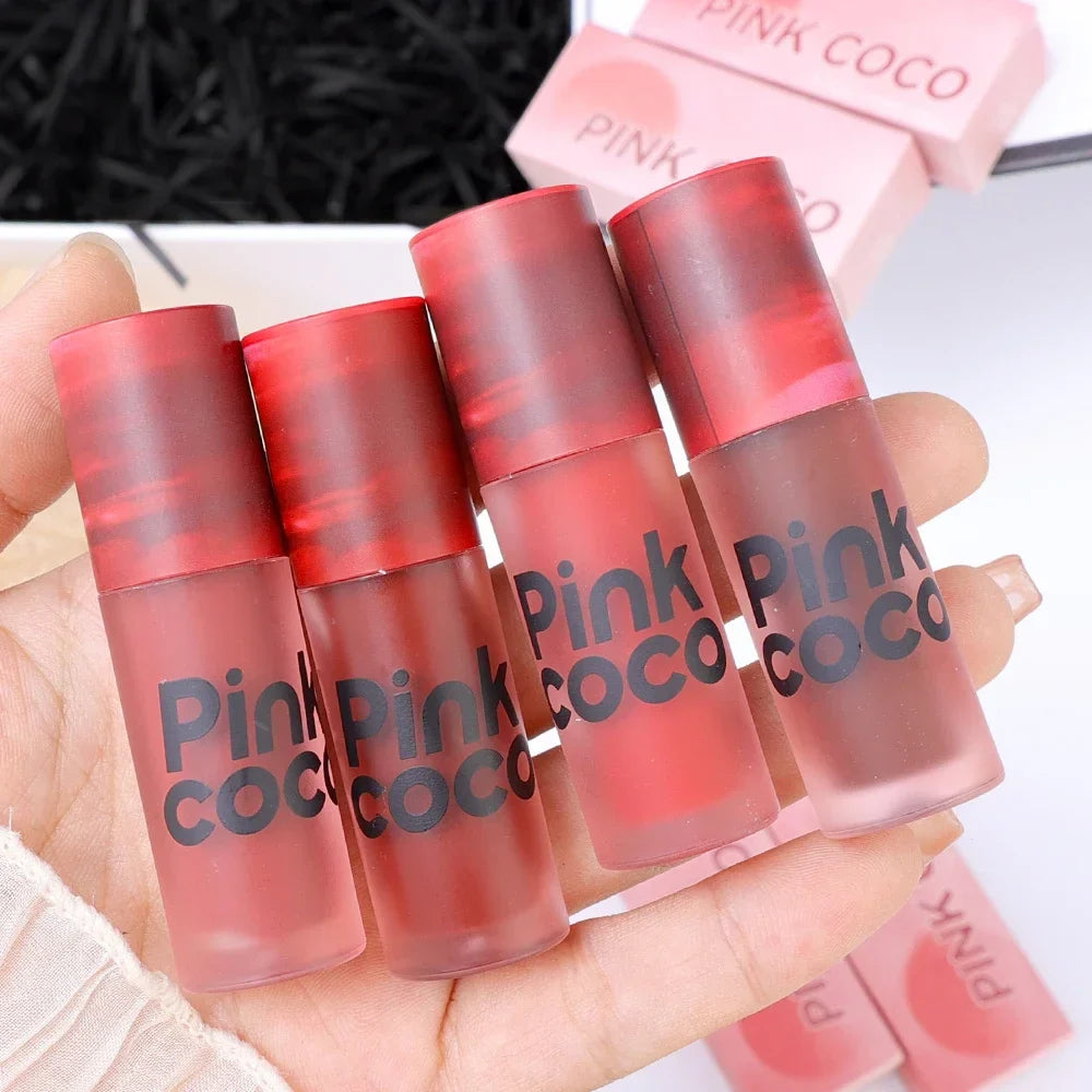 Rynx | Velvet Matte Liquid Lipstick Makeup Waterproof Long-lasting Moisturizing Lip Mud Gentle Nude Brown Lip Color Pigments Lip Gloss