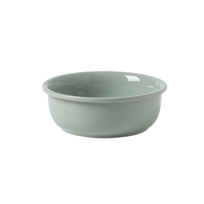 Lisslune | Misha Ceramic Elevated Cat Bowl with Wooden Stand