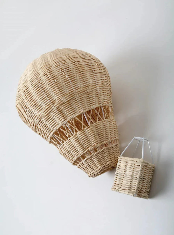 Lisslune | Handcrafted Rattan Woven Balloon Mobile Ornament