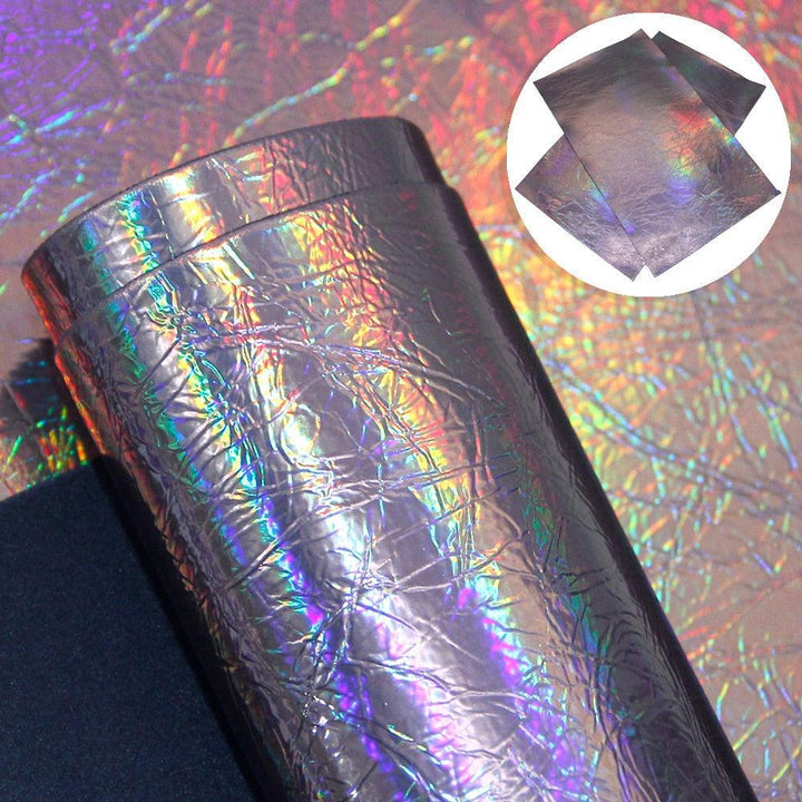 Lisslune | Glittering Creativity: Transform Your Projects with Burst Crack Synthetic Leather Sheets