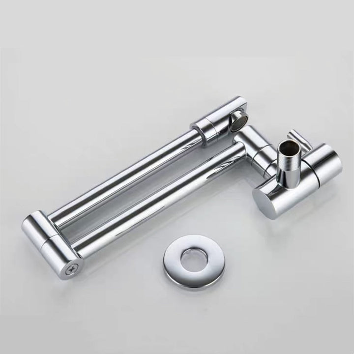 Lisslune | Wall-Mounted Folding Chrome Pot Filler Faucet