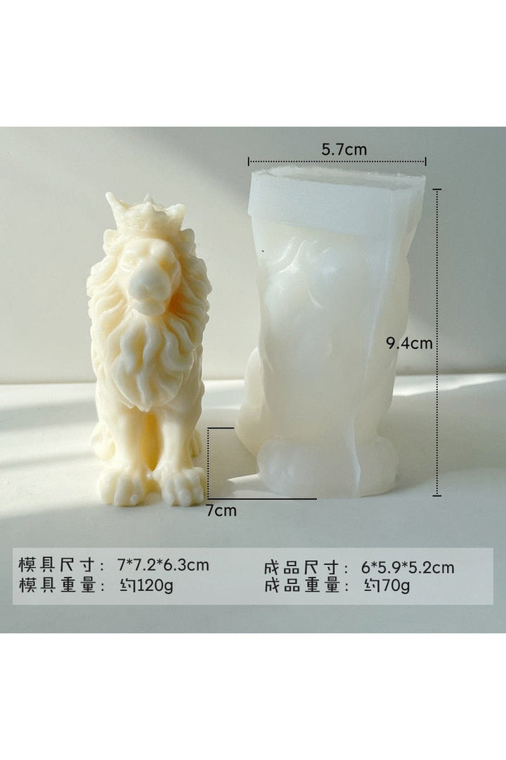 Lisslune | King Motiv Silicone Candle Mold