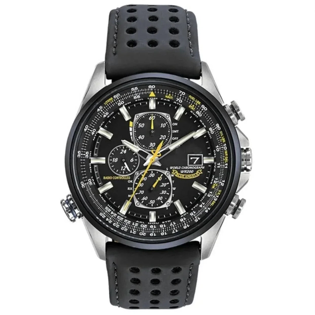 Lisslune | Men’s Stainless Steel Chronograph Watch with Calendar