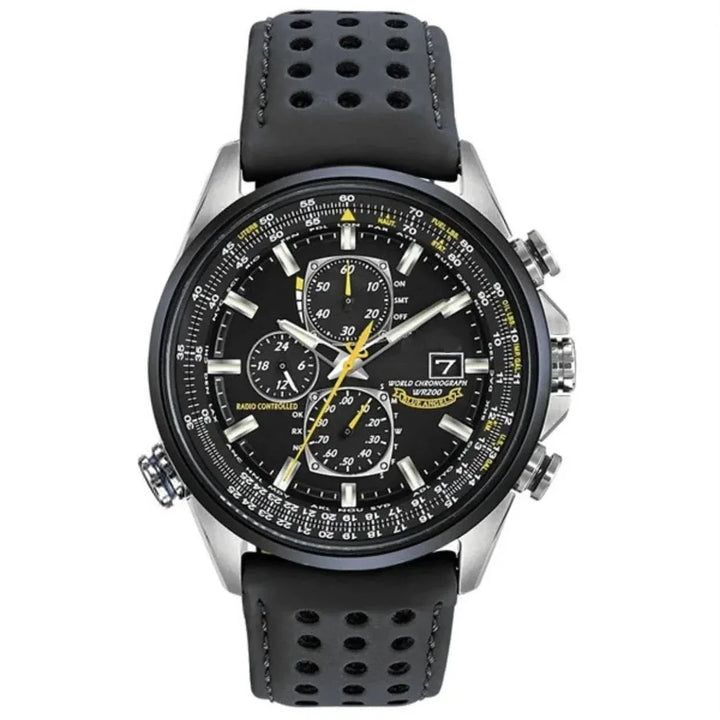 Lisslune | Men’s Stainless Steel Chronograph Watch with Calendar