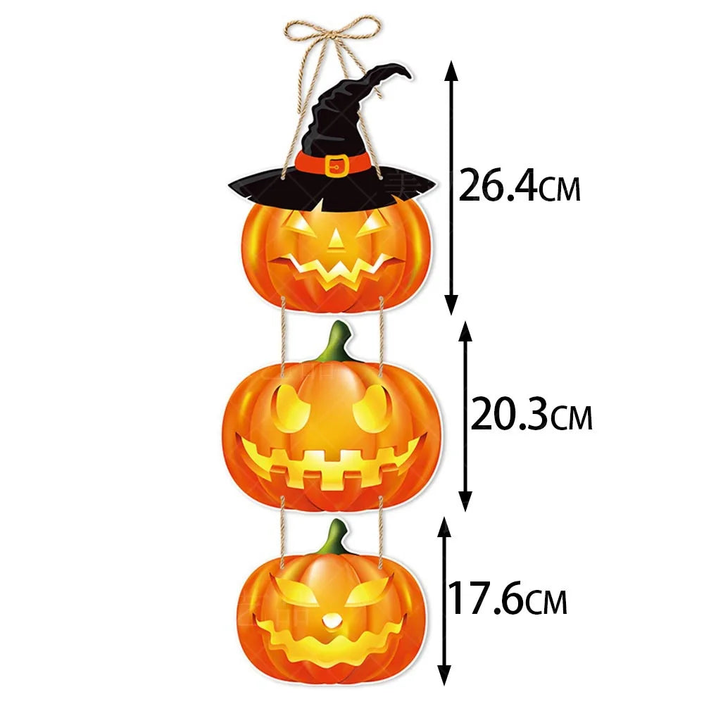 Rynx | 1.5 m 10LED Halloween String Lights Pumpkin Skull Eyes Balls Ghost Festival Party Lantern Trick or Treat Happy Halloween Day Decor