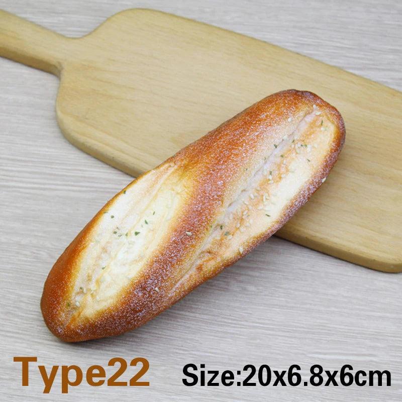 Lisslune | Elegant Artificial French Baguette Home Decoration for Kitchen and Display
