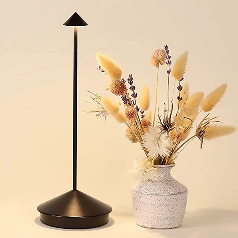 Lisslune | Rechargeable Table Lamp Creative Dining Room Touch Led Pina pro Table Lamp Hotel Bar Coffee Desk Lamp Decorative Desk Lamp