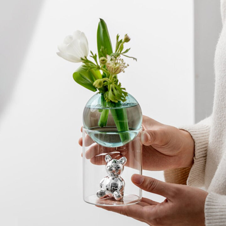 Lisslune | SphereGlow - Unique minimalistic glass vase