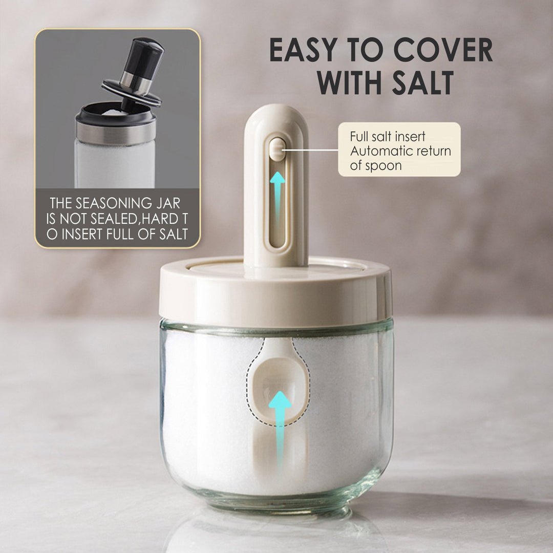Lisslune | Creative Mini Seasoning Jar with Spoon