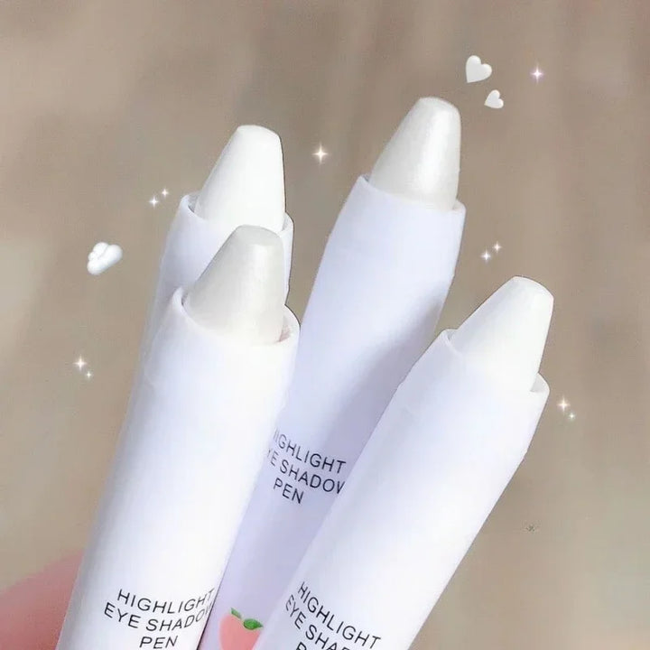 Rynx | Pearl Eye Shadow Pencil White Highlighter Pencil Mother-of-Pearl Lying Silk Worm Pencil Eyelid Under Fold Illuminate Eyeliner Pencil Cosmetics