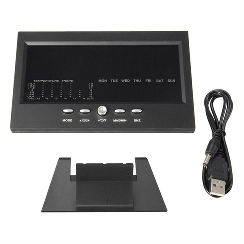 Lisslune | Alarm Pro LCD Weather Station Clock