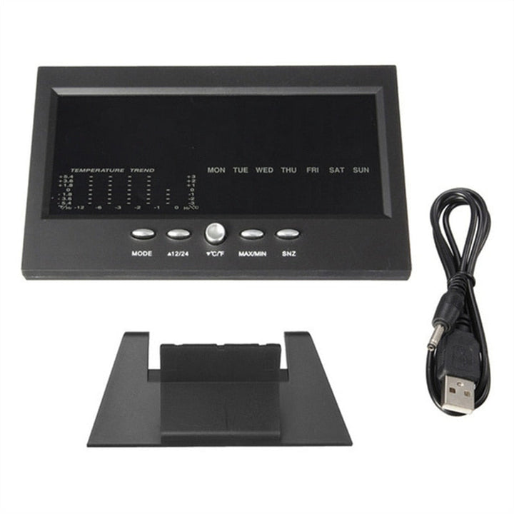 Lisslune | Alarm Pro LCD Weather Station Clock
