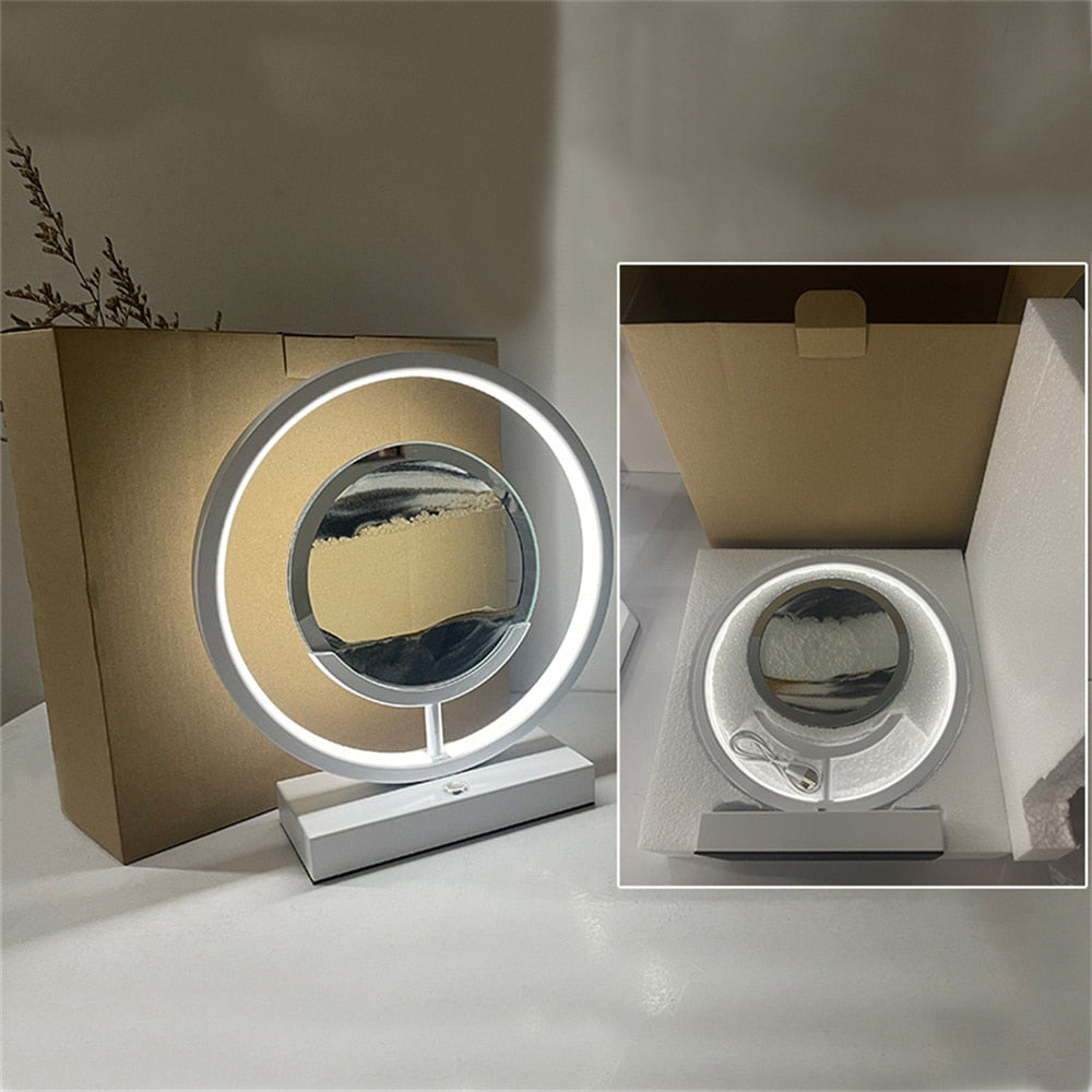Lisslune | 3D LED Flowing Sand Art Table Lamp
