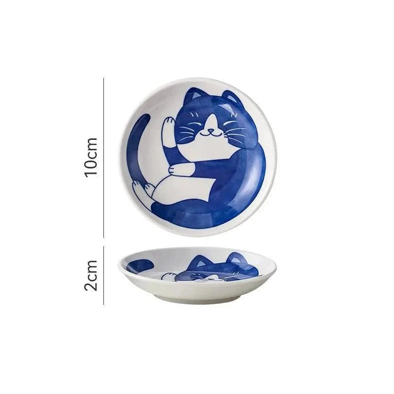 Lisslune | Playful Japanese Cat Ceramic Bowl Collection - Elevate Your Food with Quirky Enjoyment