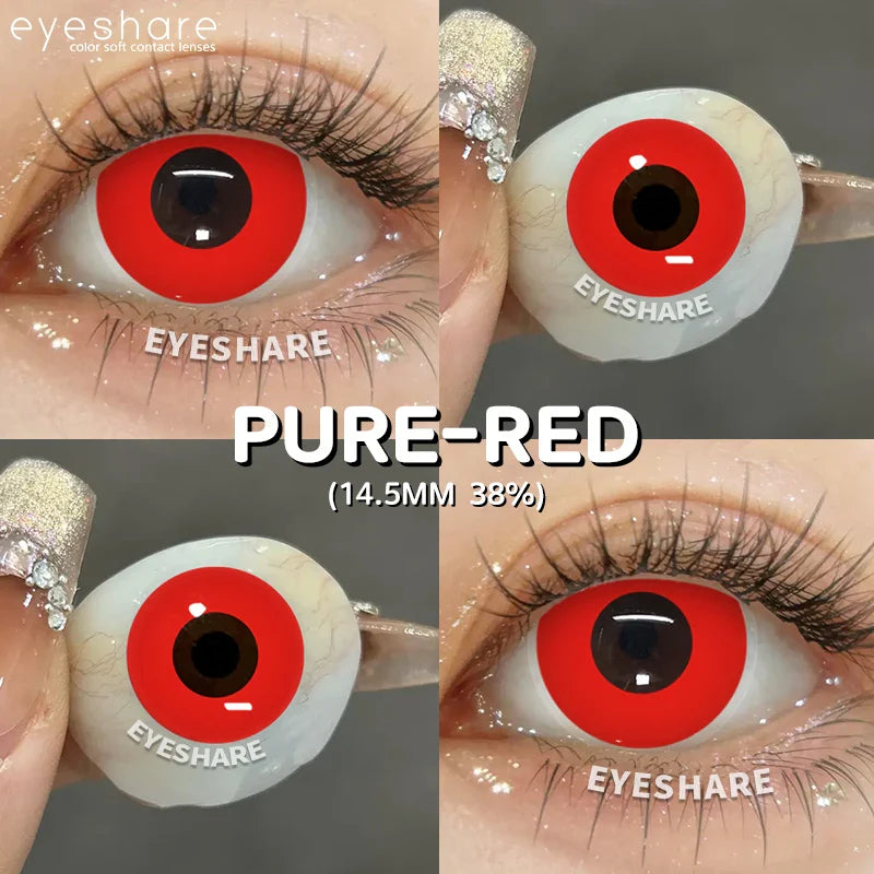 Rynx | Halloween lenses cosplay colors contact lenses for the eyes 1 pair black eye lens colored contact lenses white contact lenses blue lenses