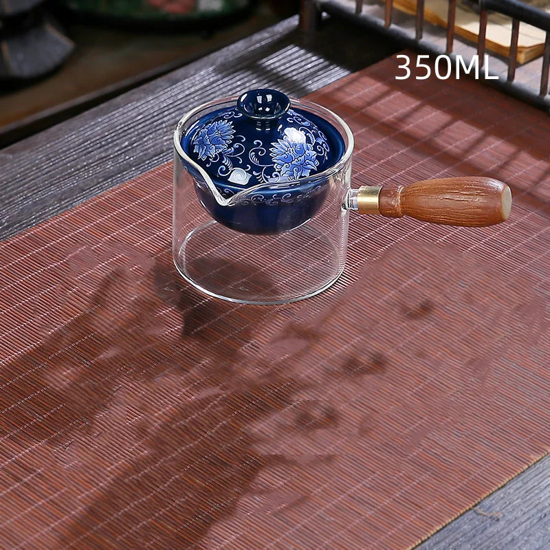 Lisslune | Traditional Harmony Ceramic Rotating Teapot