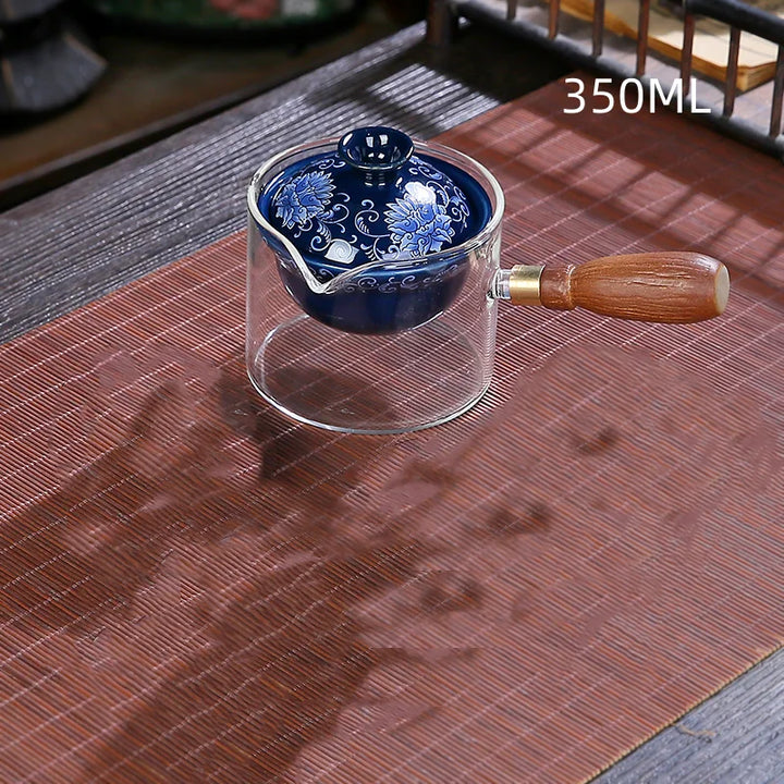 Lisslune | Traditional Harmony Ceramic Rotating Teapot