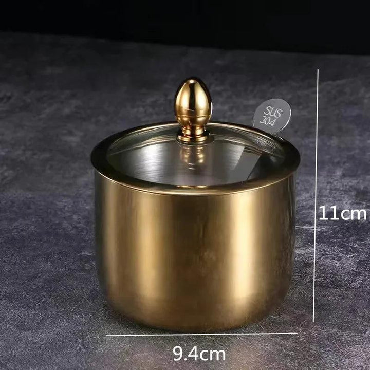 Lisslune | Elegant stainless steel spice set with wasabi bowl - Ideal for hotpot, dips and more