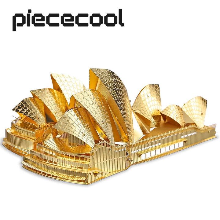 Lisslune | Sydney Opera House 3D Metal Puzzle Kit - Elegant DIY Model for Creative Minds