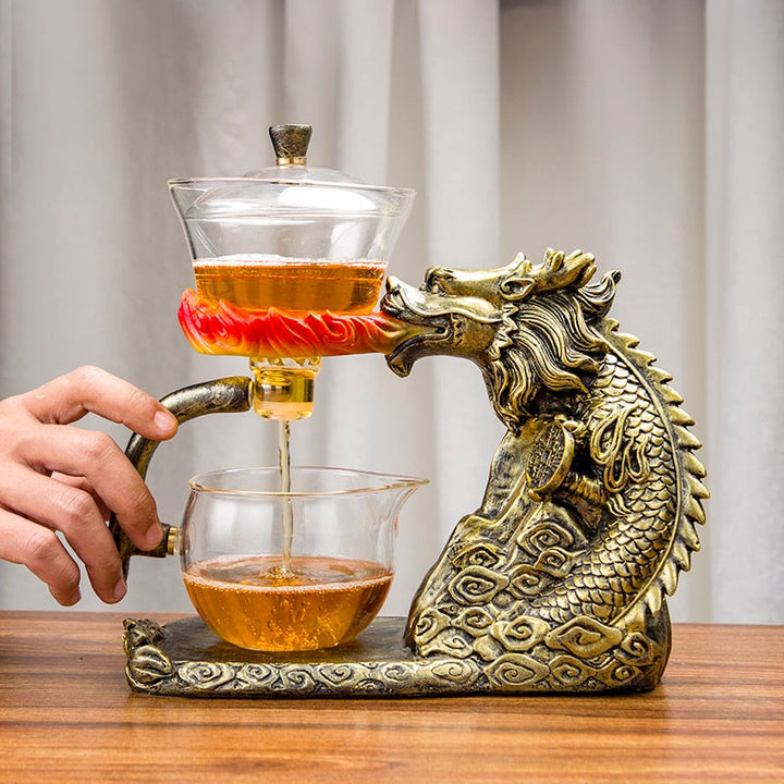 Lisslune | Mystic Golden Dragon Teapot