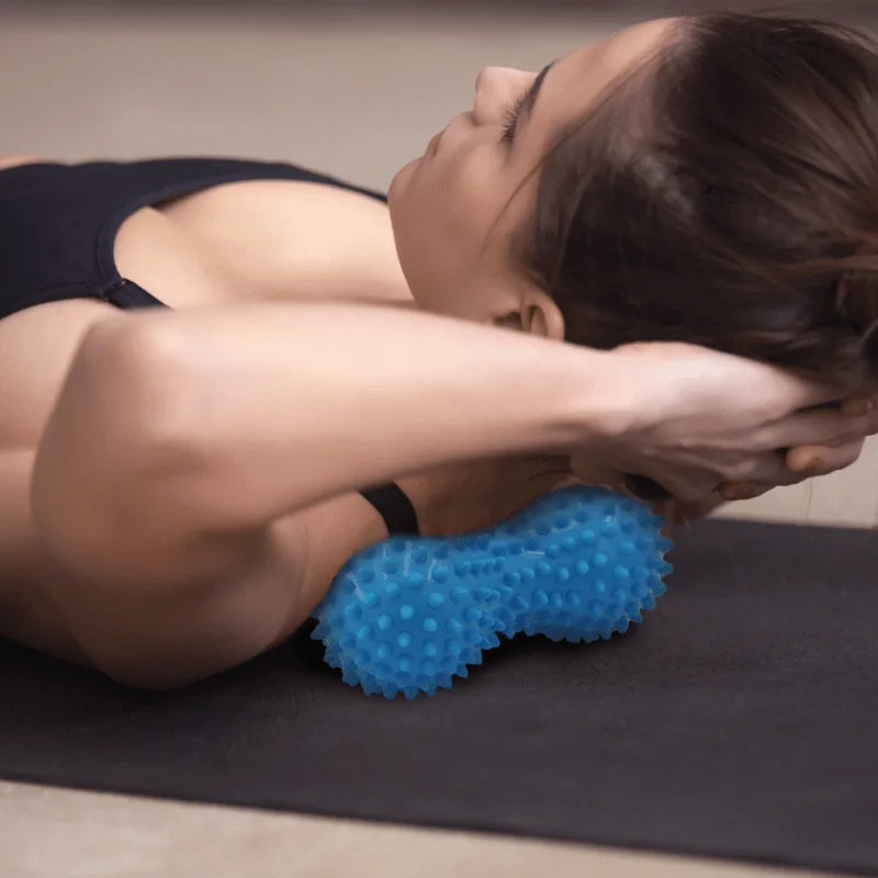 Rynx | 1pc Peanut Massage Ball for Deep Tissue Massage, Muscle Relaxation - Perfect for Shoulders, Neck and Back