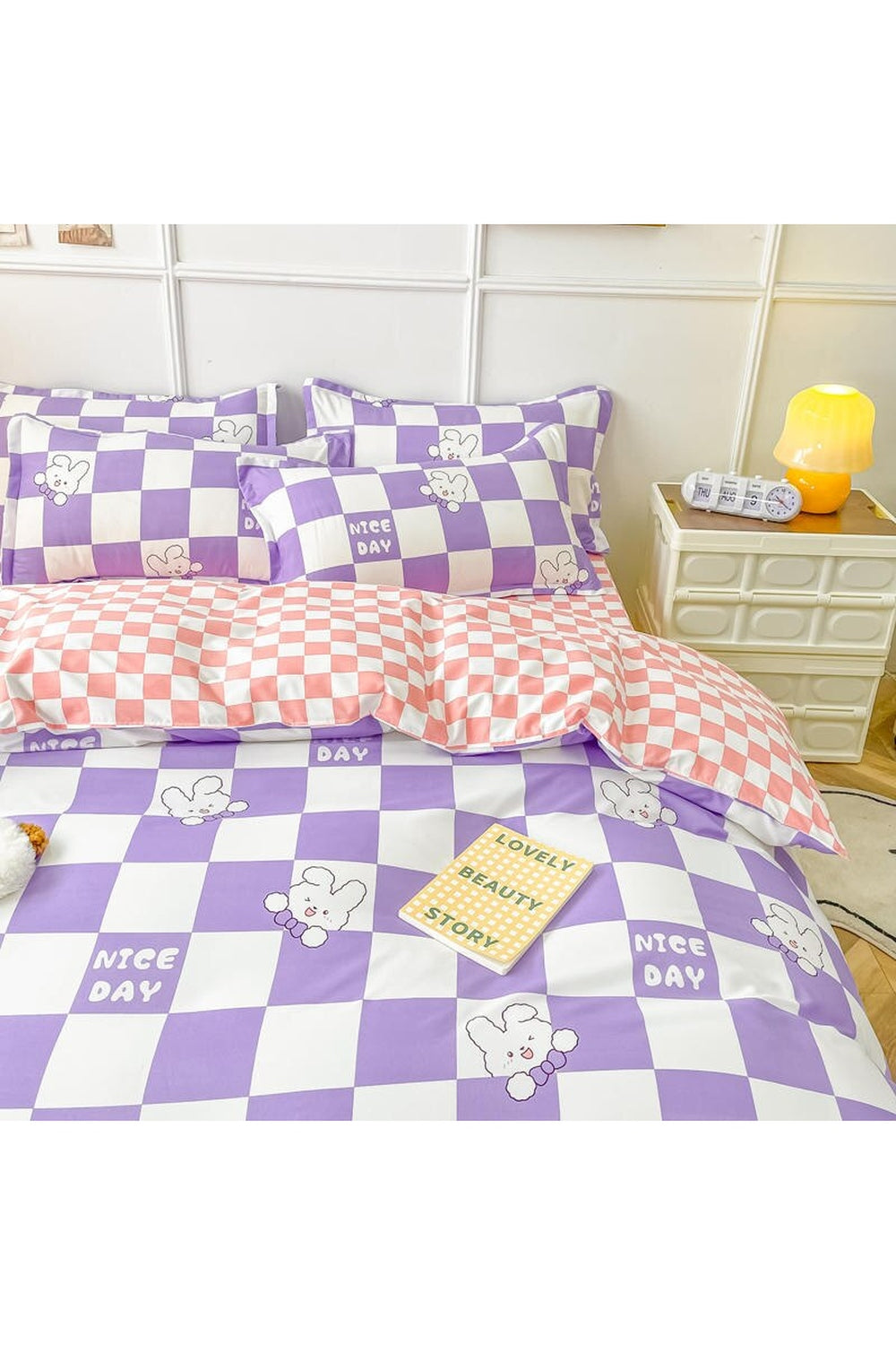 Lisslune | Rabbit-Lila-Bedding