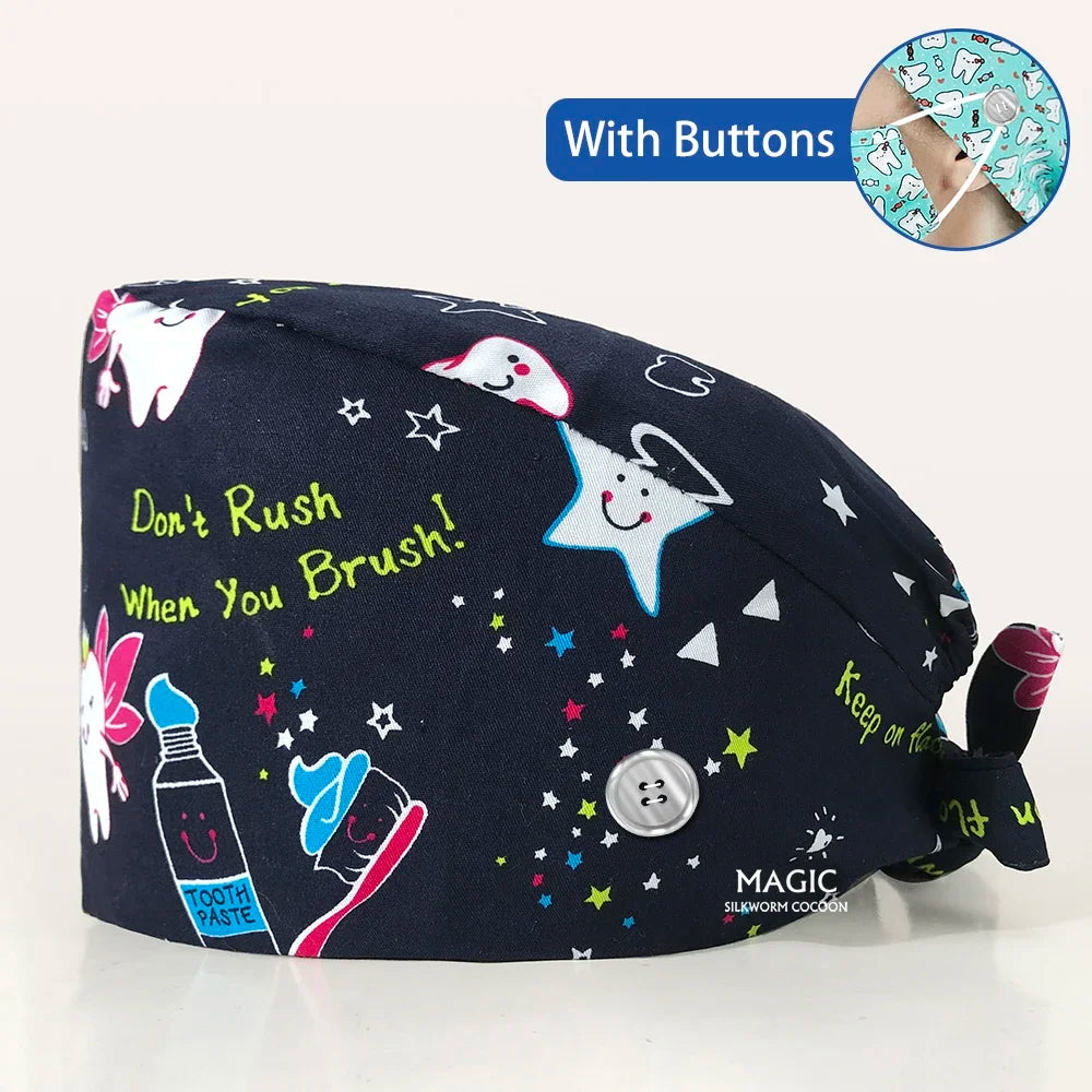 Lisslune | Tooth pressure customizable medical hats for dental and caregiving use