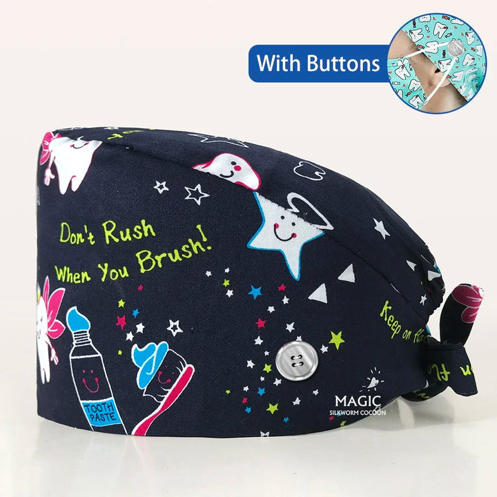 Lisslune | Tooth pressure customizable medical hats for dental and caregiving use