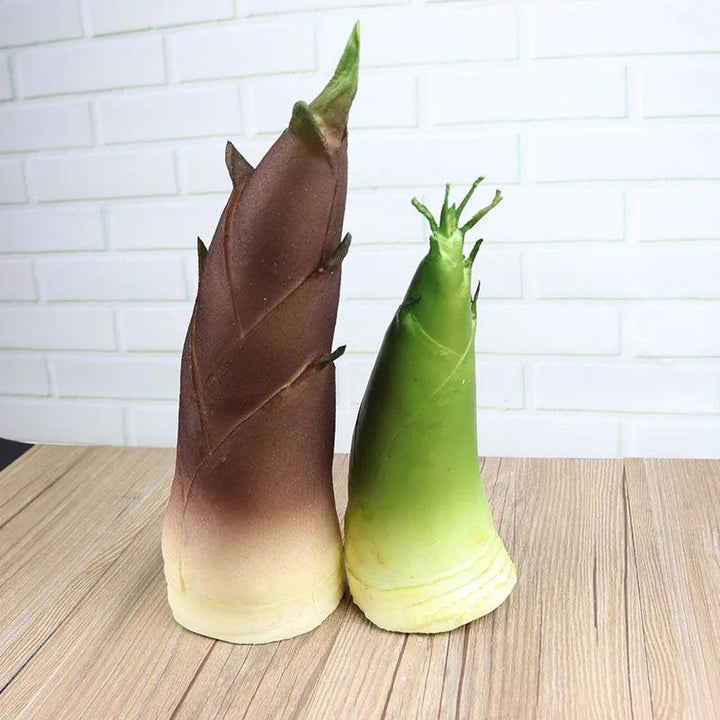 Lisslune | Elegant Synthetic Bamboo Shoot Decoration - Life-like Vegetables - Table Decoration for Home and Dining Areas