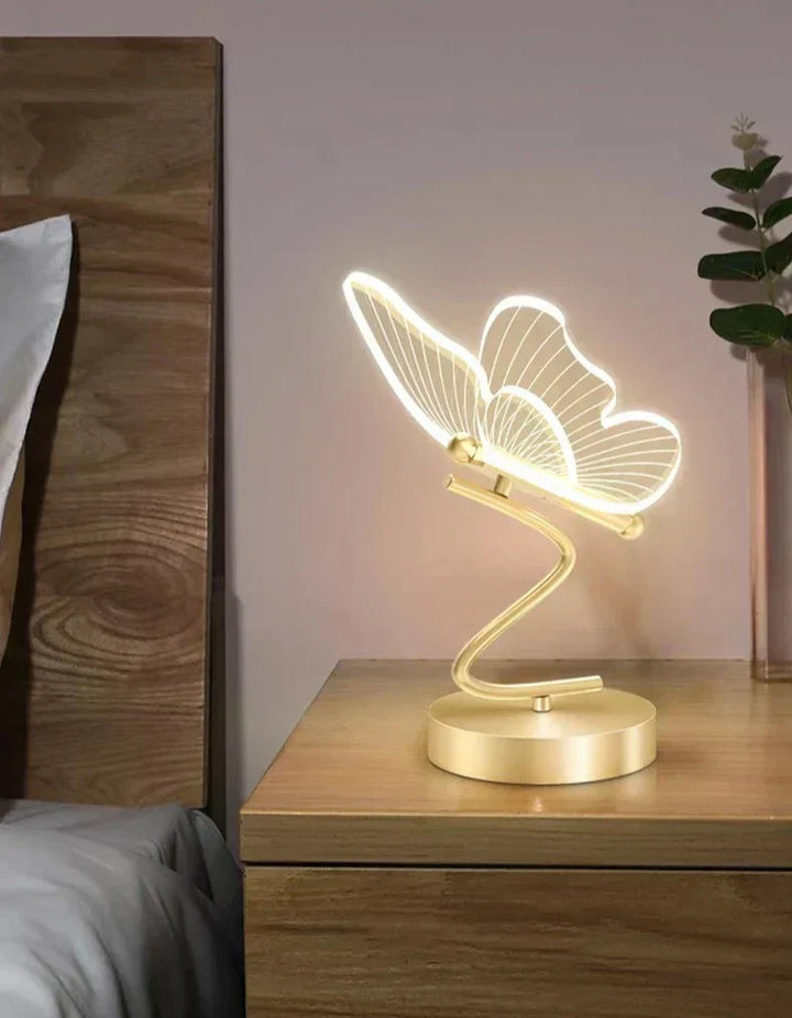 Lisslune | Aetherwing™ | LED Butterfly Table Lamp | Modern Design with Adjustable Brightness | Perfect for Living Room & Bedroom