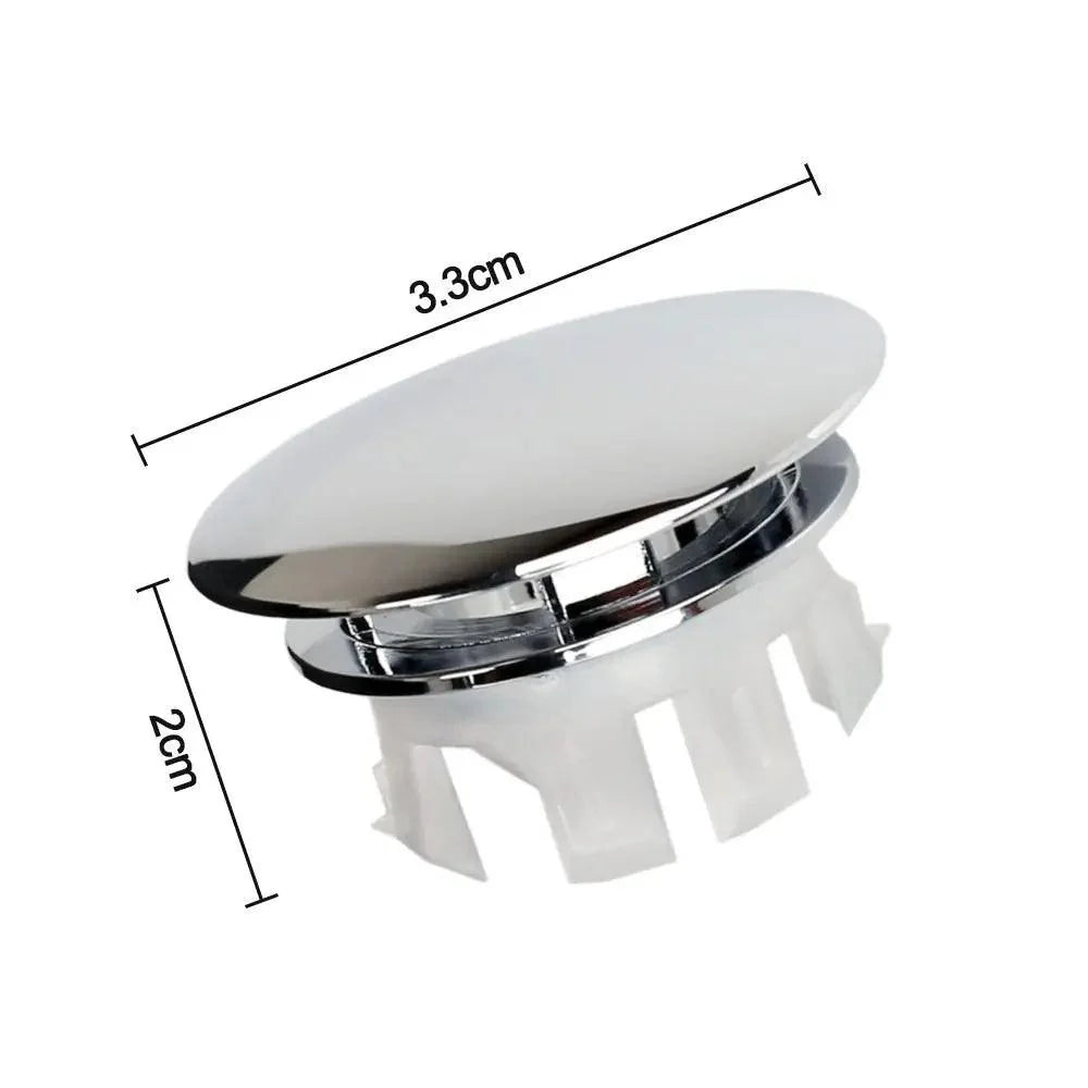 Lisslune | Chic Copper Sink Overflow Cover Plate - Durable Anti-Corrosion Solution