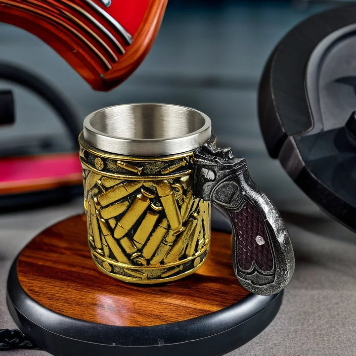Lisslune | Gun Handle Bullet Design Mug