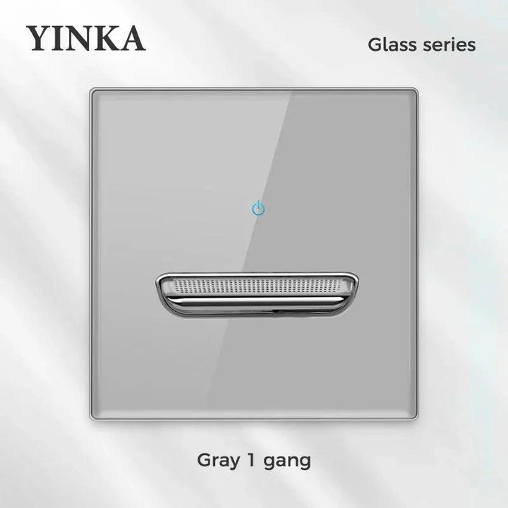 Lisslune | Elegant LED Crystal Glass Light Switch Panel - Versatile Multi-Control System