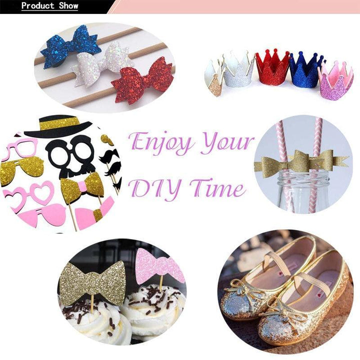 Lisslune | Luxurious shimmering synthetic leather craft kit