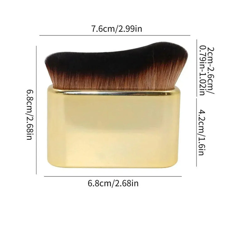 Rynx | 1PC large angle foundation makeup brush Siren brush body foundation makeup brush for tanned self-tanner makeup brushes