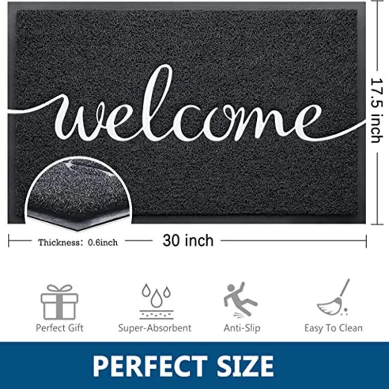 Lisslune | Stylish Indoor/Outdoor Door Mat | Premium 30"x17.5" Elegant Welcome Mat for Home