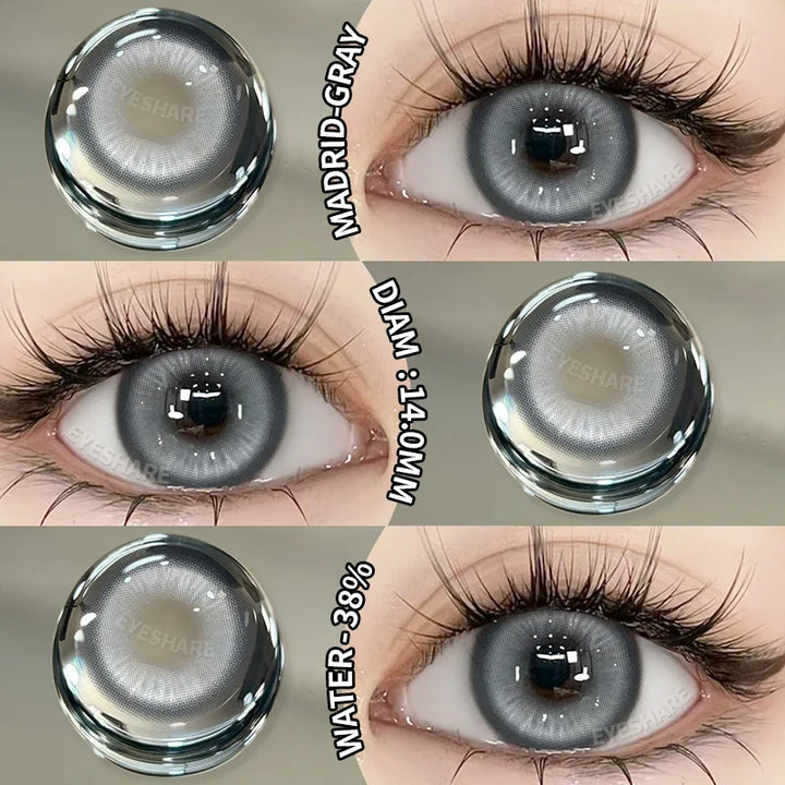 Rynx | Halloween Cosplay Colored Contact Lenses 1 Pair Cute Blue Contacts Anime Red Lenses Beautiful Pupils Green Eyelens