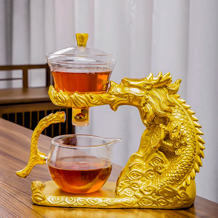 Lisslune | Magnetic Flow Kungfu Turtle Dragon Teapot Infuser