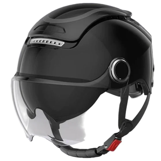 Lisslune | Open Face Motorcycle Helmet with Dual Lenses & Breathable Summer Design – RiderMax