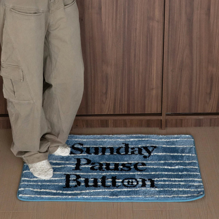Rynx | Stylish Tufting Letter Bathroom Mat Cartoon Dog Bath Rug Carpet Entrance Doormat Floor Anti-Slip Foot Cushion Aesthetic Home Decor
