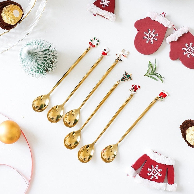 Lisslune | 4Pcs Christmas Best Wishes Tableware Set