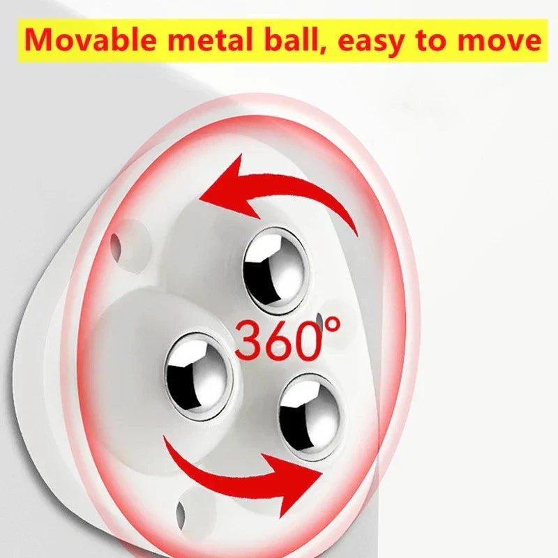 Lisslune | Self-Adhesive Full Rotating Furniture Mover Wheel Rollers